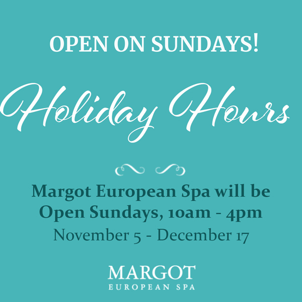 Margot Holiday Hours